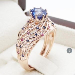B3G1 Little Something Blue & Pink Basket Ring